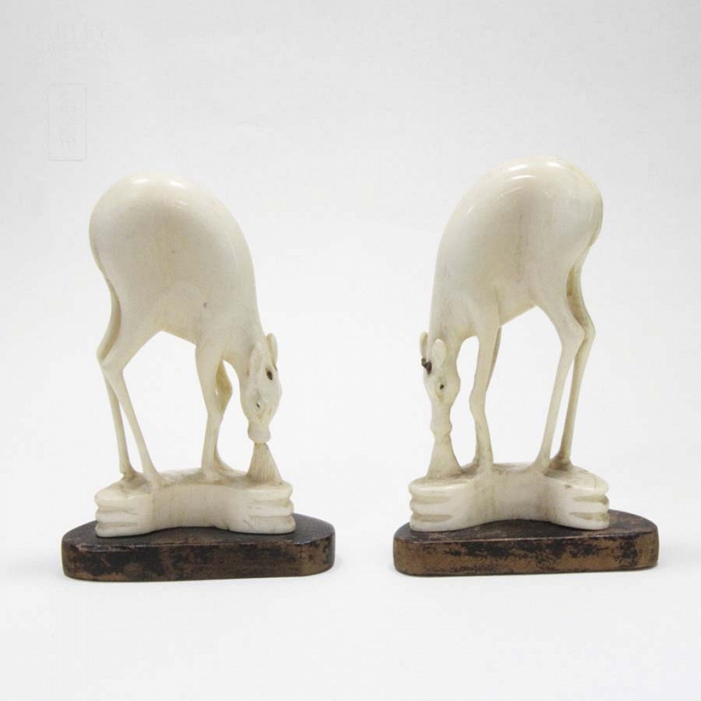 9 figuras de marfil - 2