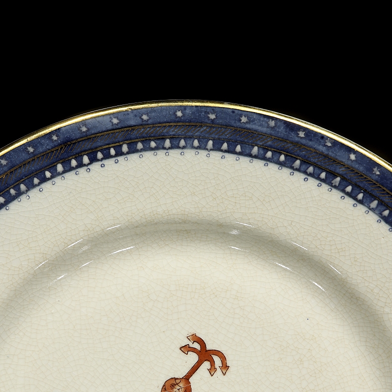 Plato de porcelana