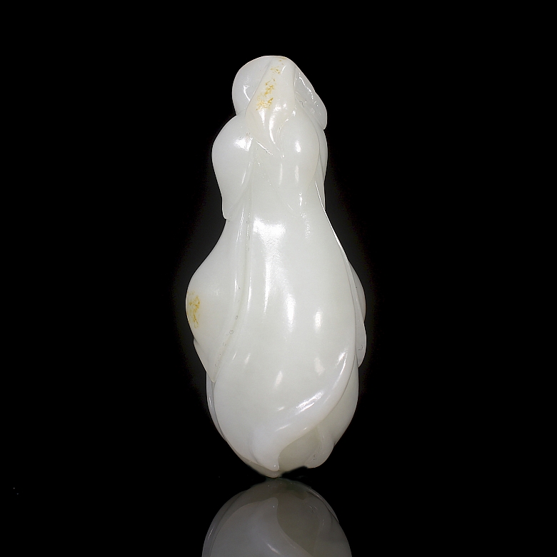 Colgante de jade blanco de Hetian