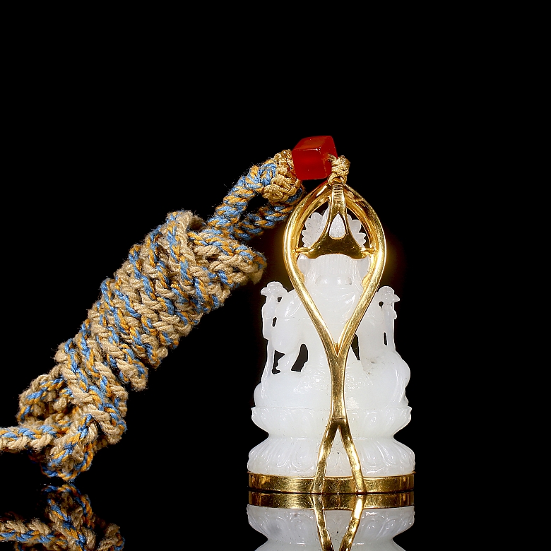 Colgante de jade de Hetian 