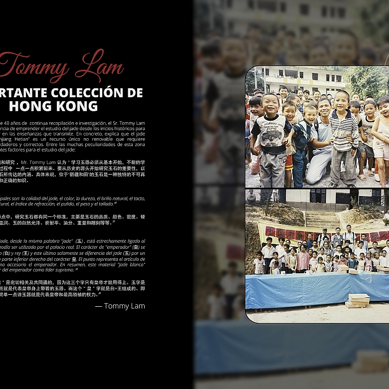 Esclava de cuarzo tallado 