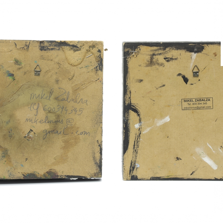 Mikel Zabalza (1973), Pareja de pinturas, 2014 - 5