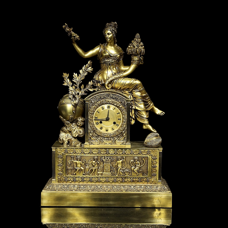 Reloj de sobremesa estilo Imperio 