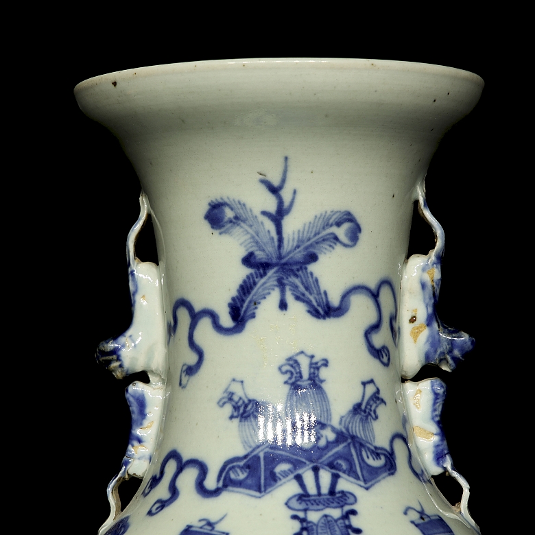 Jarrón de porcelana