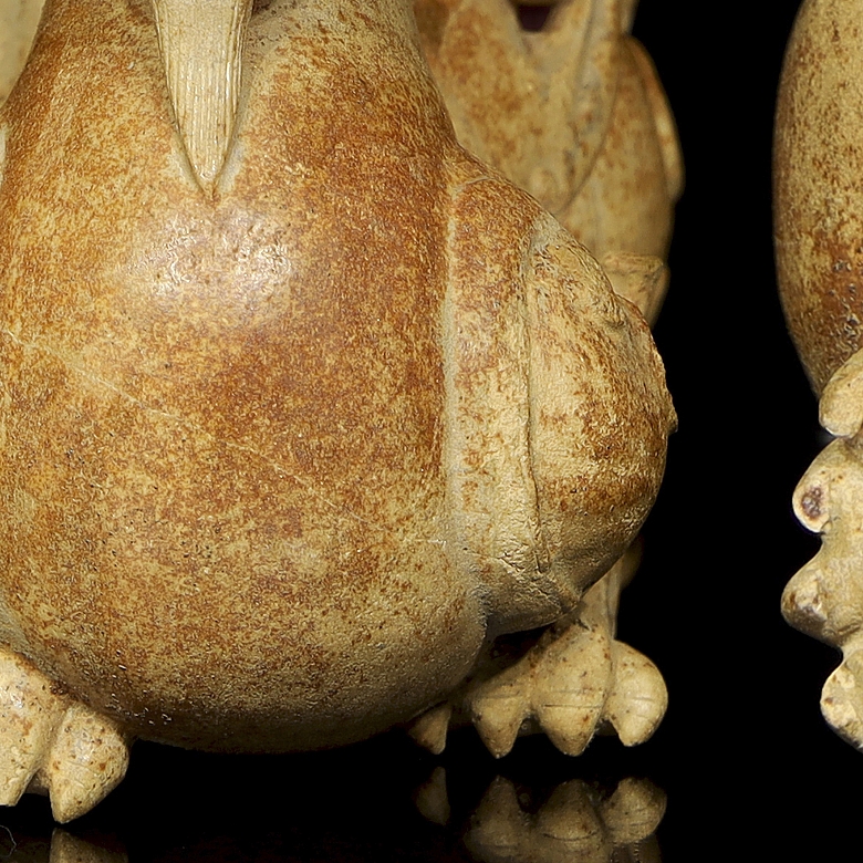 Figura de jade tallado