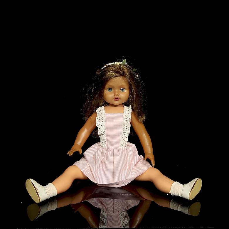 Muñeca clásica Mariquita Pérez de última época, España, c. 1970-1976