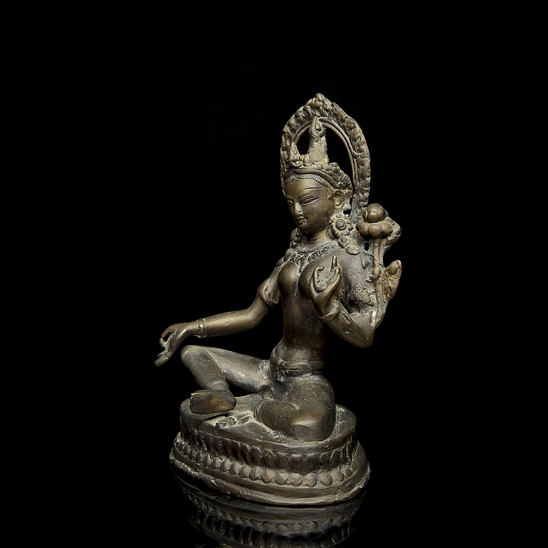 Metal figure ‘Syama Tara’, 20th century - 5