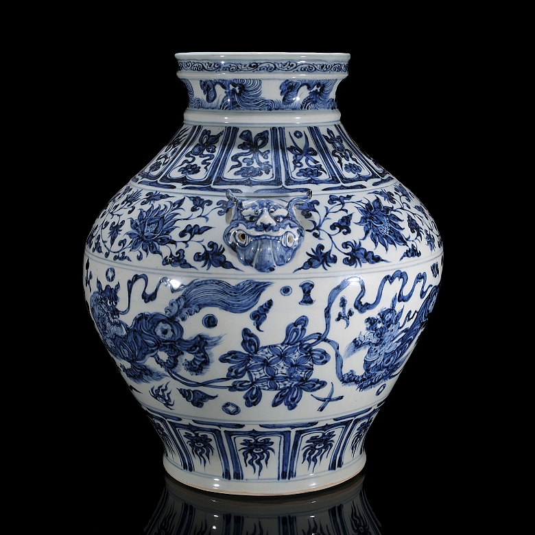 Jarrón de porcelana 