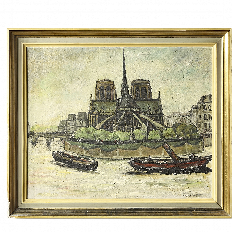 Castellano (20th century) ‘Views of Notre Dame’
