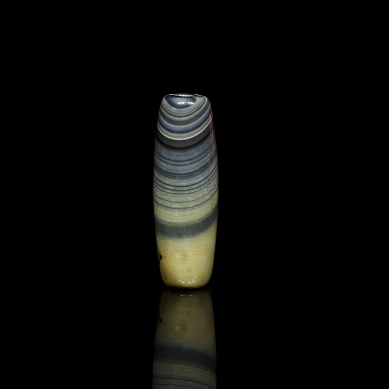 Agate Dzi bead, Liao dynasty - 2