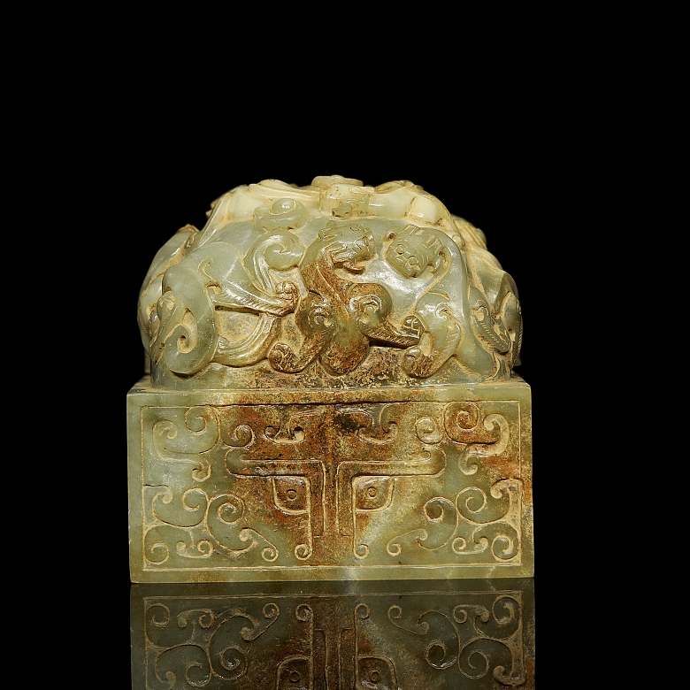 Gran sello de jade 