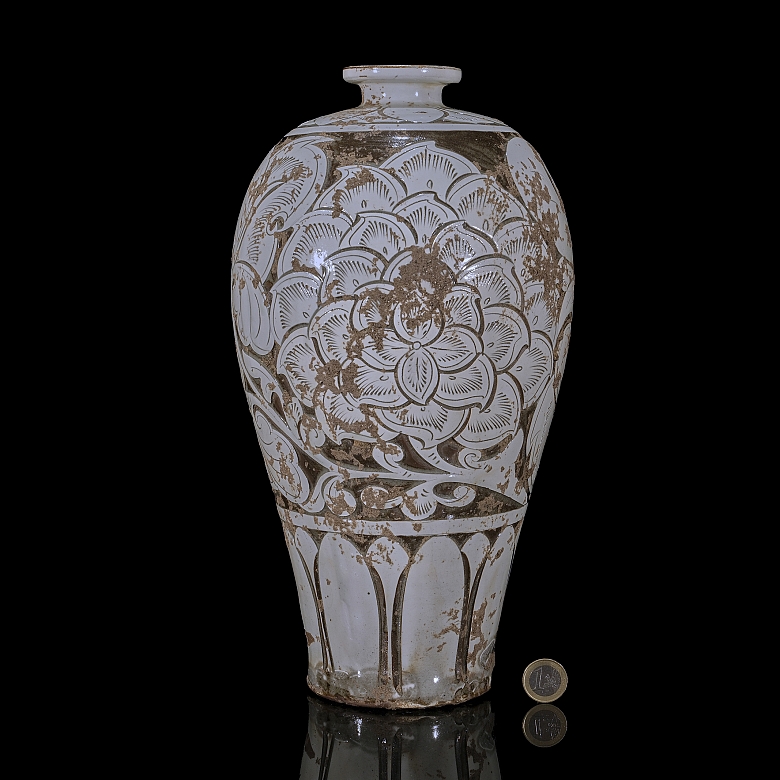 Jarrón meiping de cerámica Cizhou 