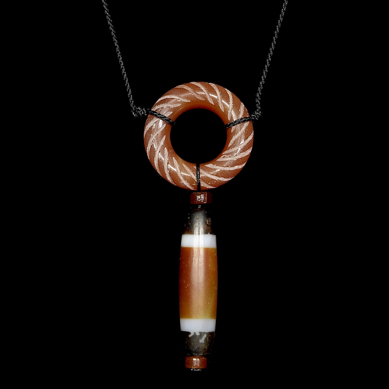 Collar de ágata 