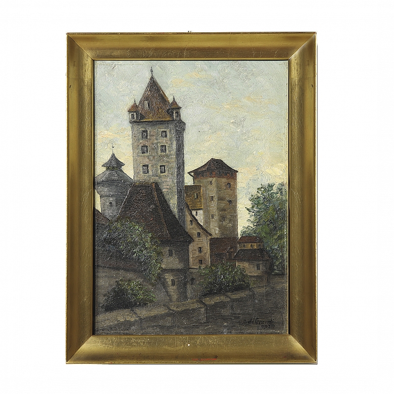 D. de Grandi ‘City in Southern Germany’, 1929 - 5