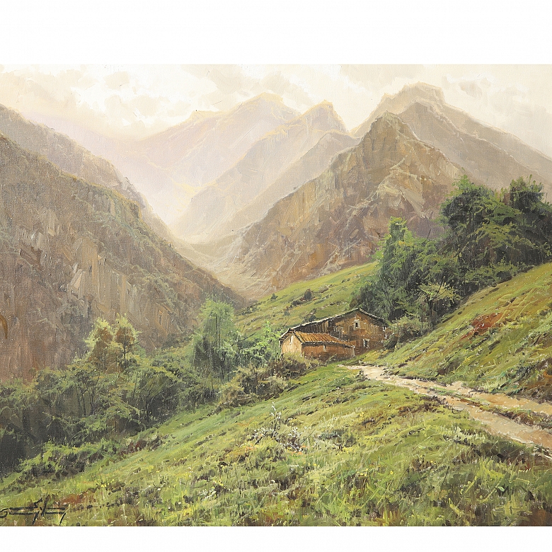 Ricardo Solé González (1959) ‘Landscape in the Valley’