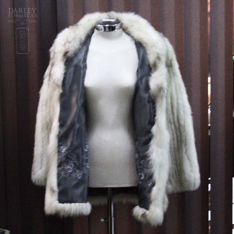 Chaquetón de piel de zorro ártico - 5