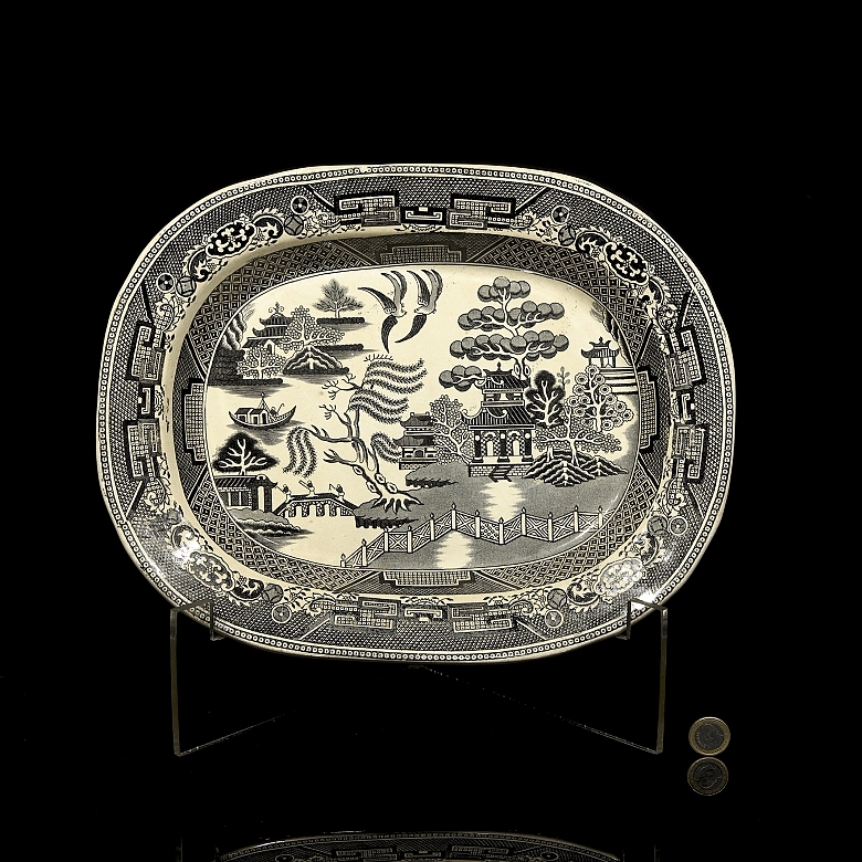 英国陶瓷托盘“改良石器”，19-20世纪