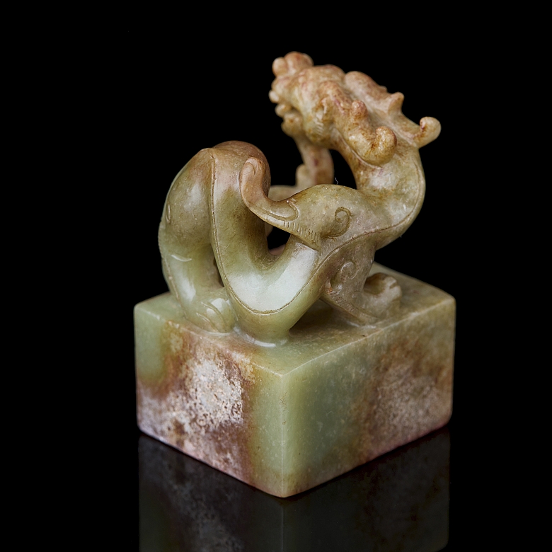 Sello de jade amarillo