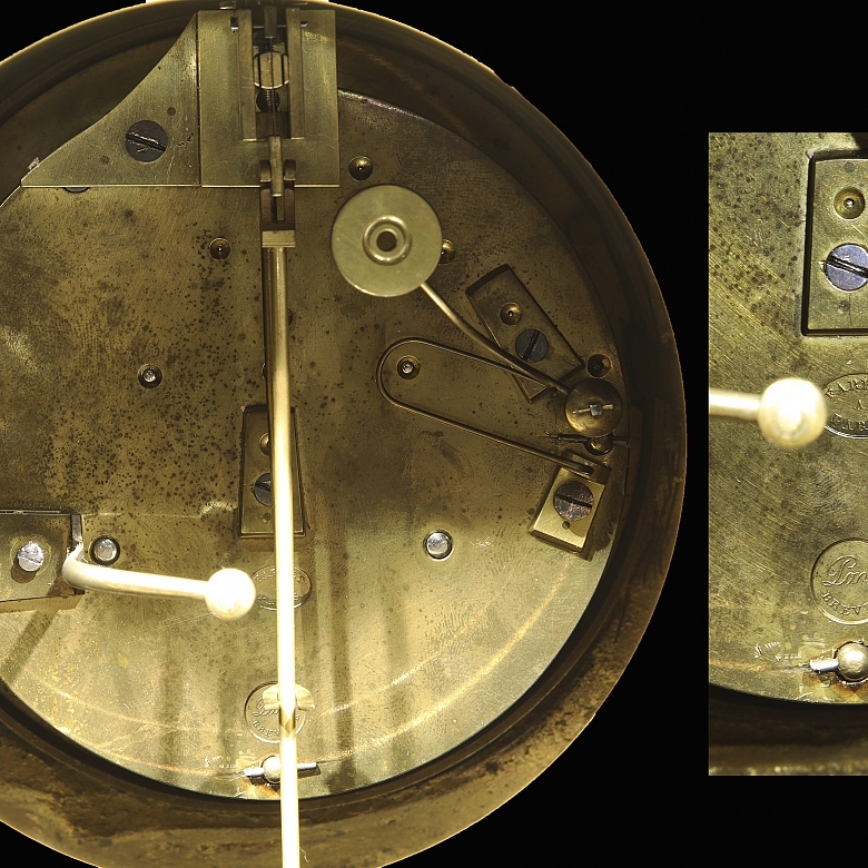 Gran reloj de sobremesa francés, s.XIX