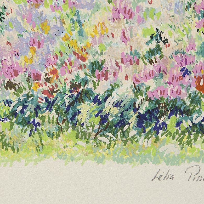 莱拉·毕沙罗 (1963)。 《法国南部》 Léila Pissarro