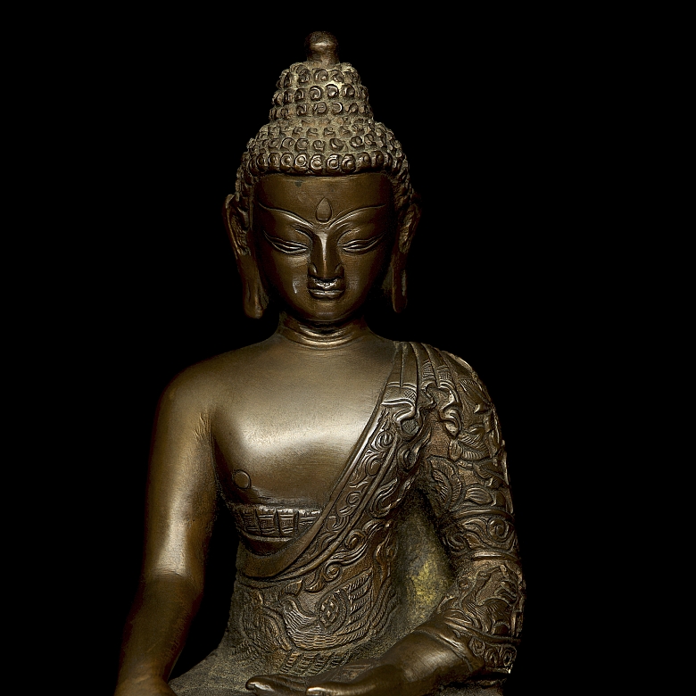 Figura de bronce