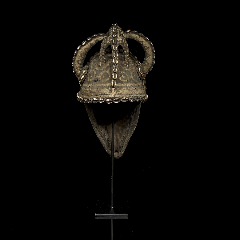 Máscara de casco ceremonial, Kuba, R.D. del Congo, s.XX - 2