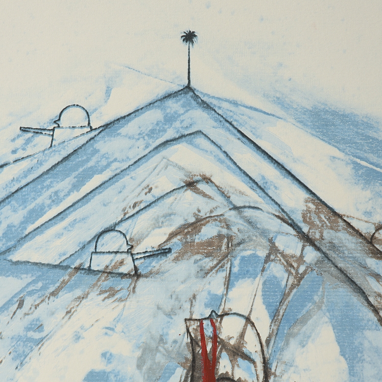 José Bedia (1959) “Island with Obsessions,” 2005