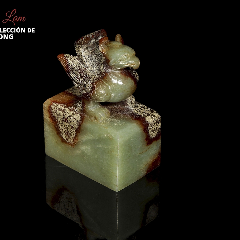 Carved jade seal ‘Eagle’, Han dynasty