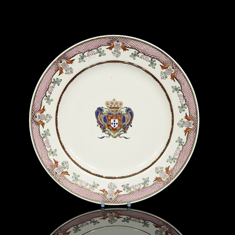 Plato de porcelana 