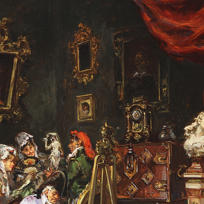 Antonio Medina Serrano (1944) ‘The Antique Dealer’, 2002