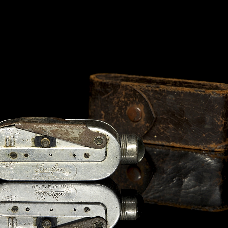 Antique ‘Lucifer’ dynamo torch, Switzerland, c. 1920