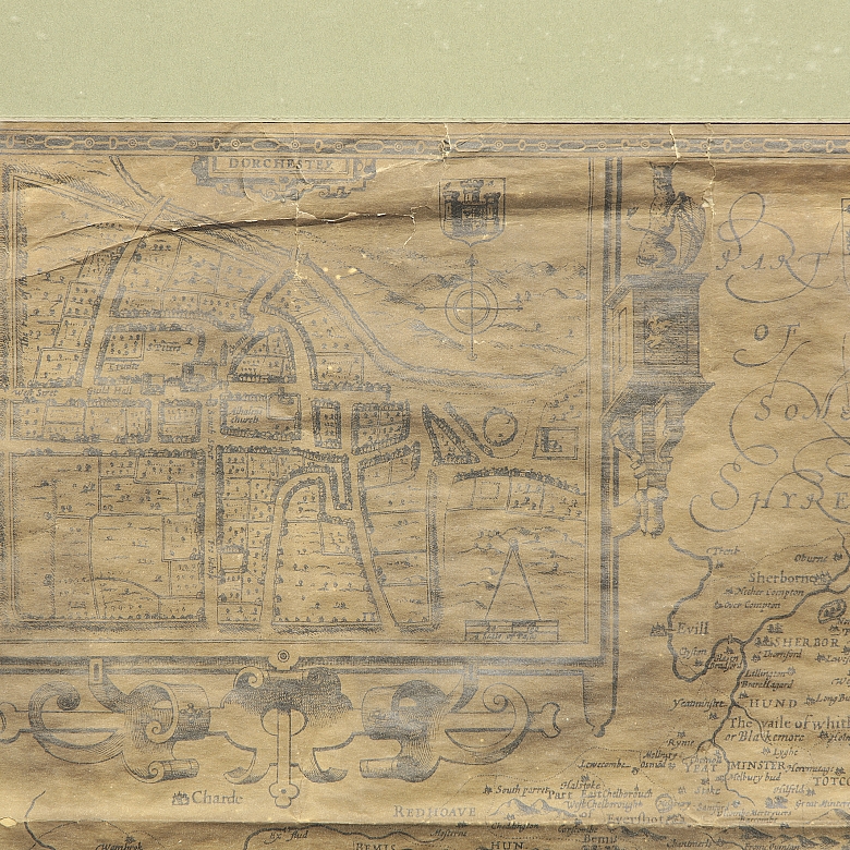 Map of Dorsetshire, 19th - 20th century - 1