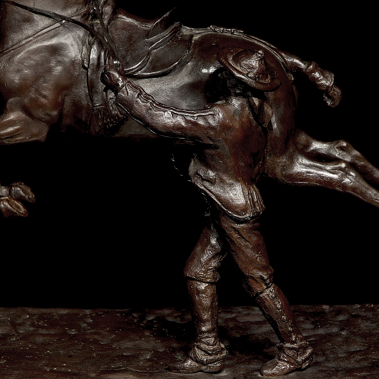 José Cuevas (20th century) ‘Equestrian dance with Andalusian horse’