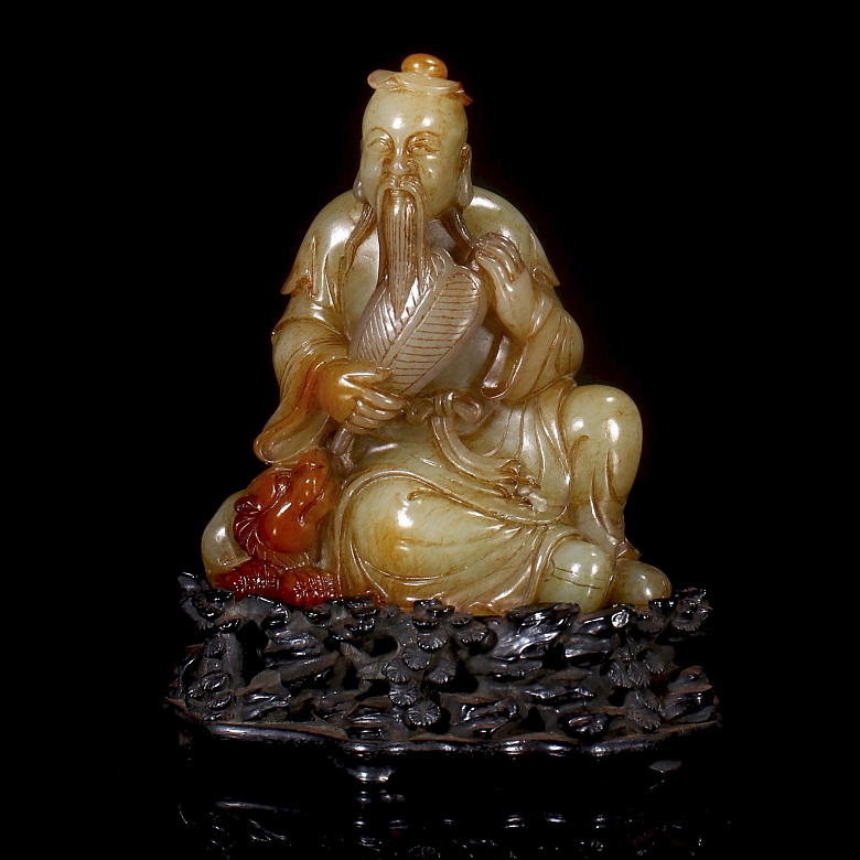 Figura de jade de Hetian 