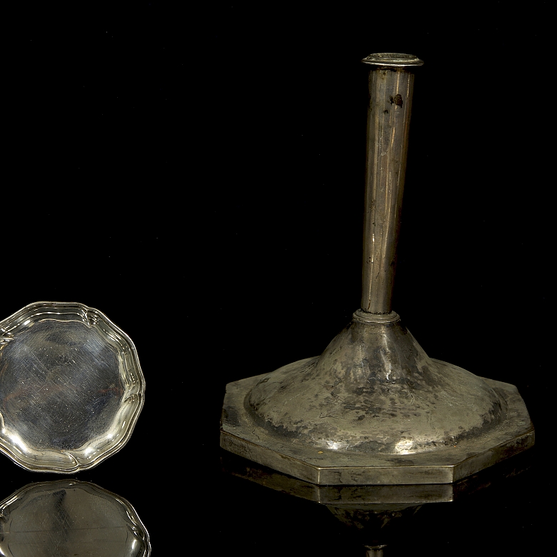 Conjunto de objetos de plata, s.XX