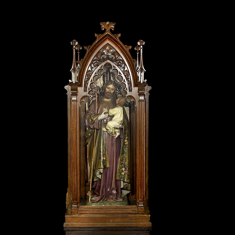 Capilla con imagen de 