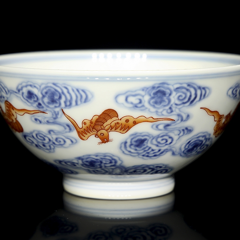 Cuenco de porcelana esmaltada