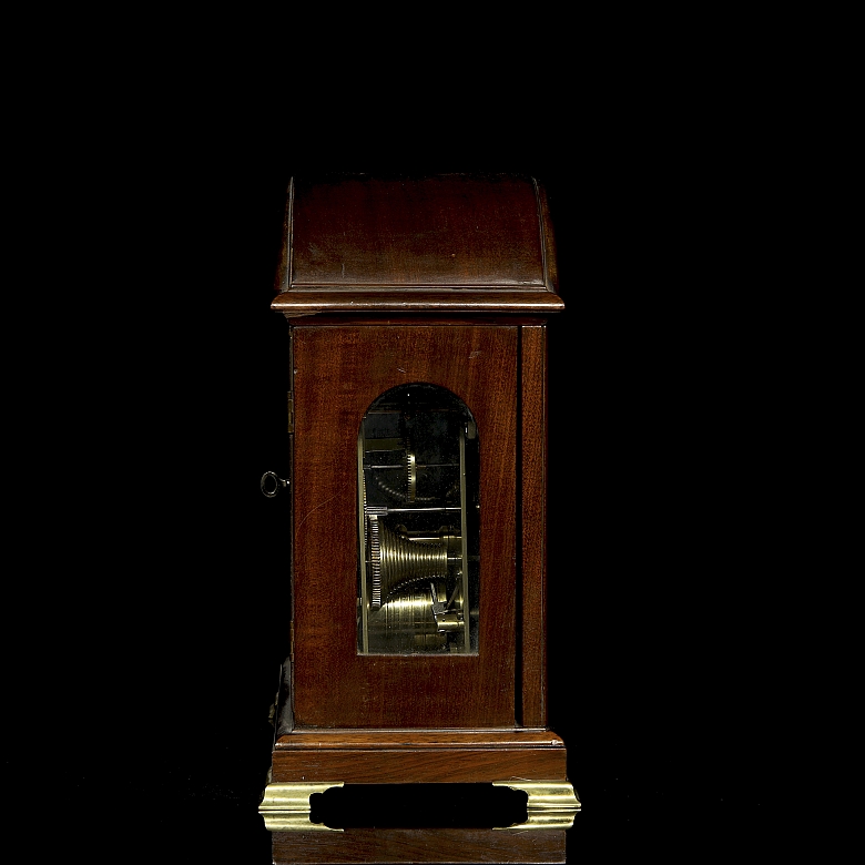 George III style mantel clock by Thomas Evans 1844-1890.