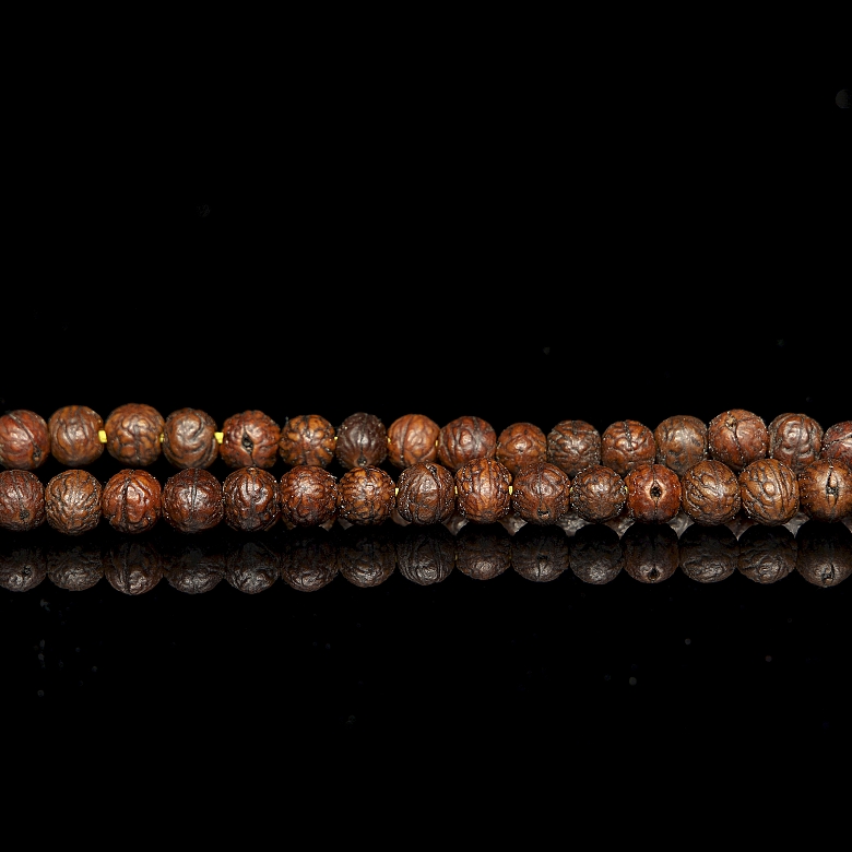 Mala made from 111 Bodhi seeds, Tibet, 20th century - 5