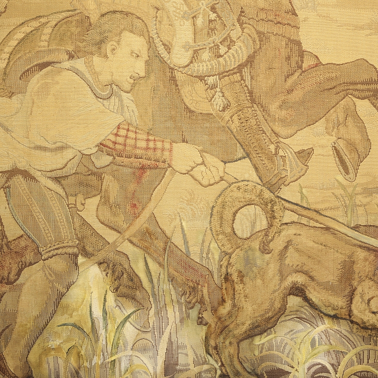 Large tapestry ‘Les Chasses de Maximilien’, 20th century - 1