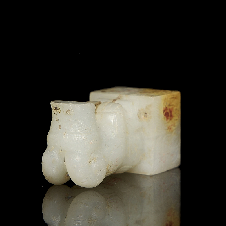 Sello de jade blanco 