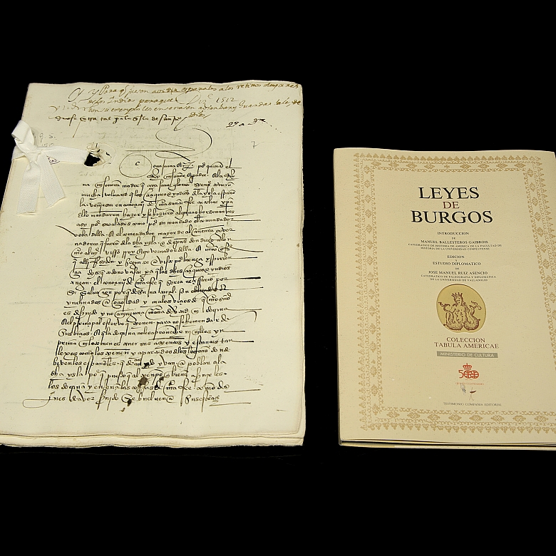 Facsimile ‘Las Leyes de Burgos’, 1991 - 3