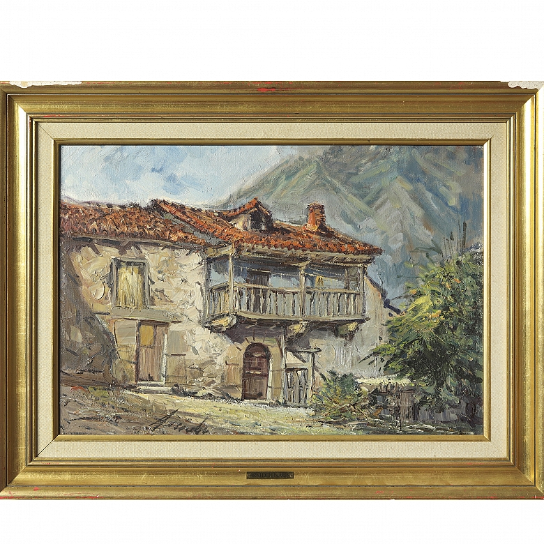 弗朗西斯科·阿内多·利纳雷斯 Francisco Arnedo Linares（1925–2011）《乡村别墅》，1979年