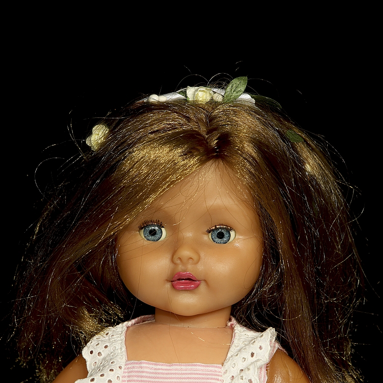 Muñeca clásica Mariquita Pérez de última época, España, c. 1970-1976