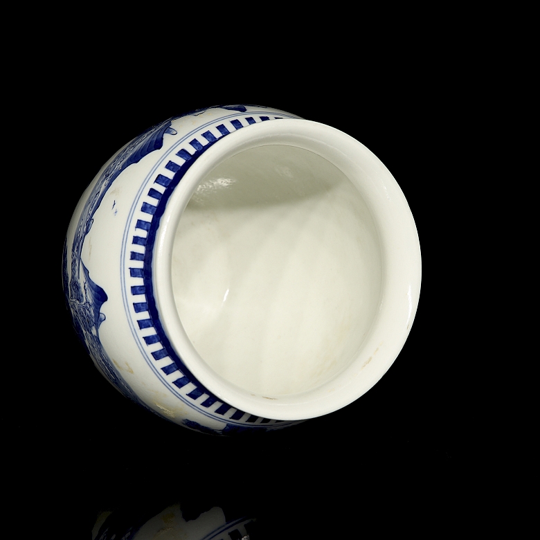 Jarrón de porcelana esmaltada 