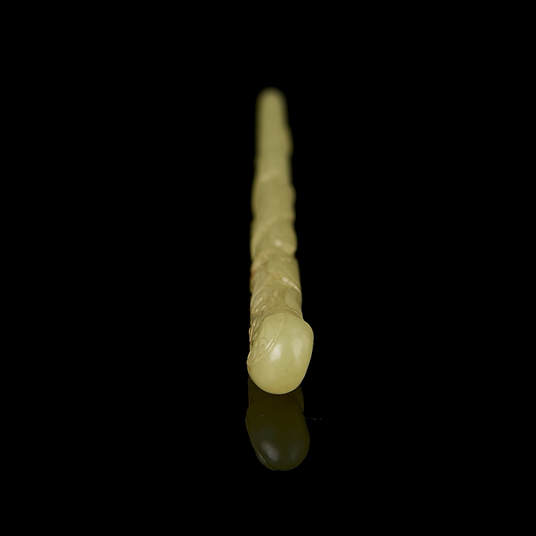 Horquilla de jade amarillo 