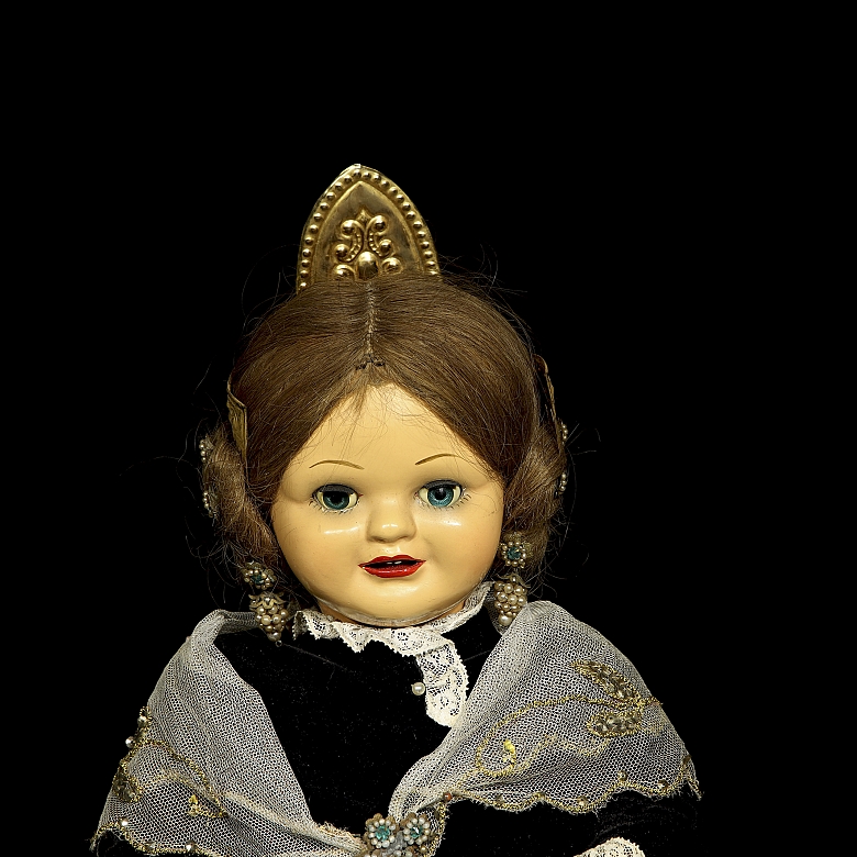 “法莱拉”玩偶，西班牙，约1950年 - 1