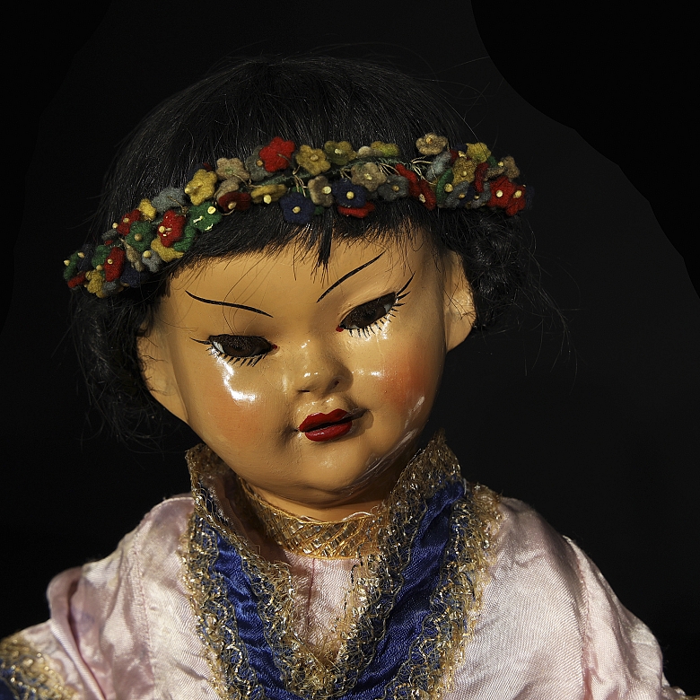 Pareja muñecos chinos, c.1950-1960