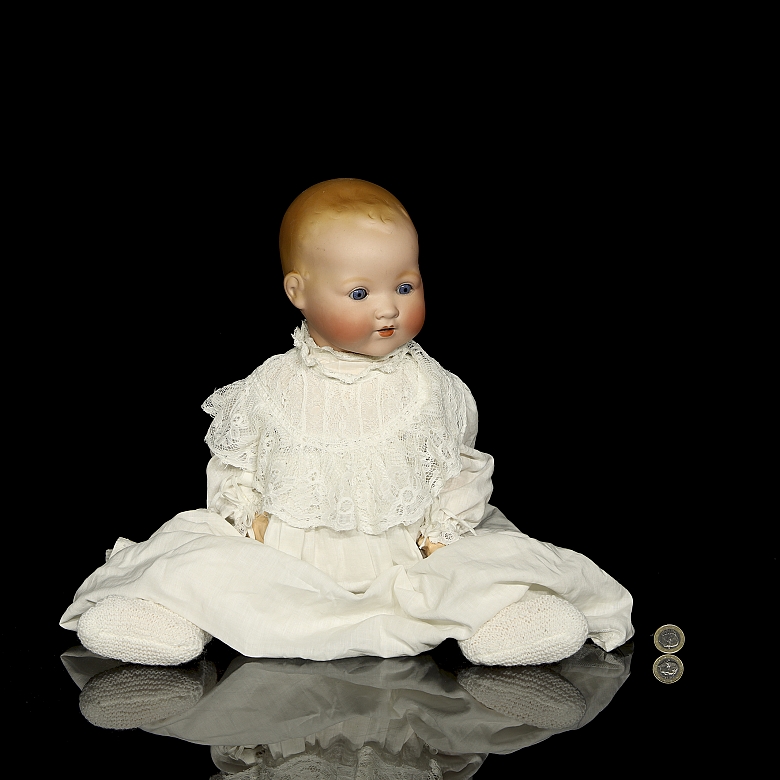 Muñeca de porcelana y celuloide Armand Marseille (A.M.), Alemania, c. 1920-1930