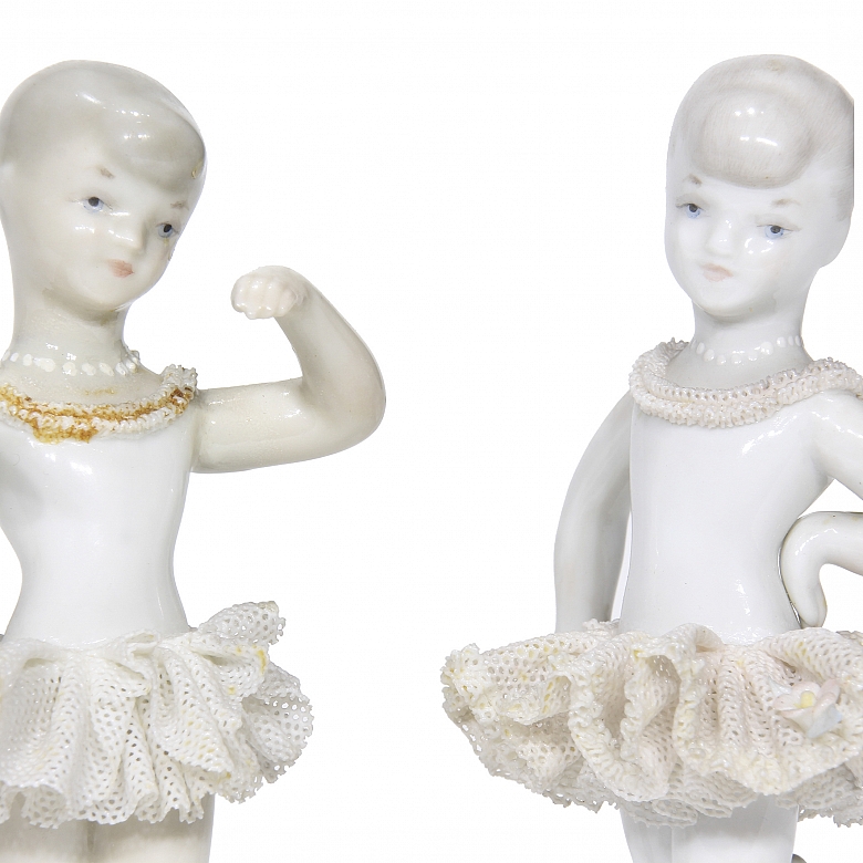 Lladró, Pareja de bailarinas, años 50 - 4
